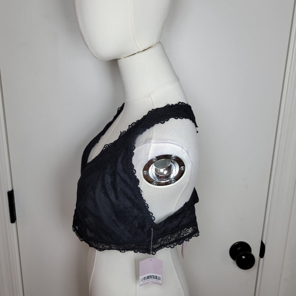 Savage X Fenty Floral Lace Racerback Bralette Size 3XL 46C 46D 46DD - Picture 5 of 9